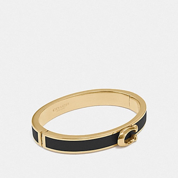 Coach signature hinged bangle NWOT - Picture 8 of 8